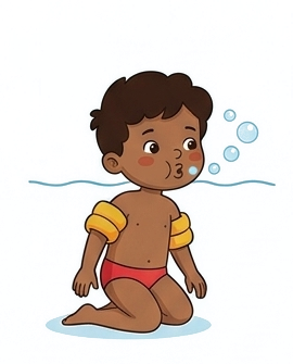 Exploration — swimmer illustration