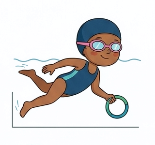 Discovery — swimmer illustration
