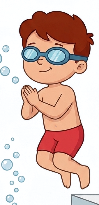Adaptation — swimmer illustration