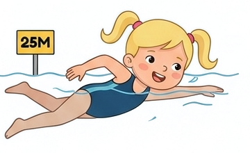 Development — swimmer illustration